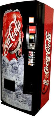 Dixie Narco 276 single price soda vending machine